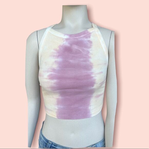 Young Fabulous and Broke Ribbed Tie Dye Cropped Tank Top with Open Back - Picture 12 of 16